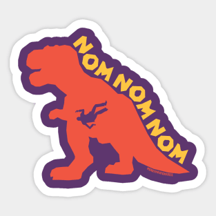 T-Rex NOMNOMNOM Sticker